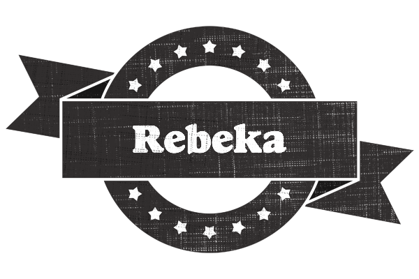 Rebeka grunge logo