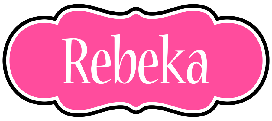 Rebeka invitation logo