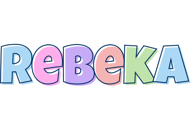 Rebeka pastel logo