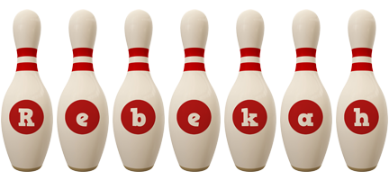 Rebekah bowling-pin logo