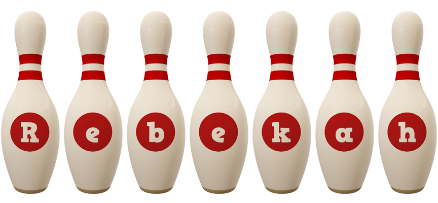 Rebekah bowling-pin logo