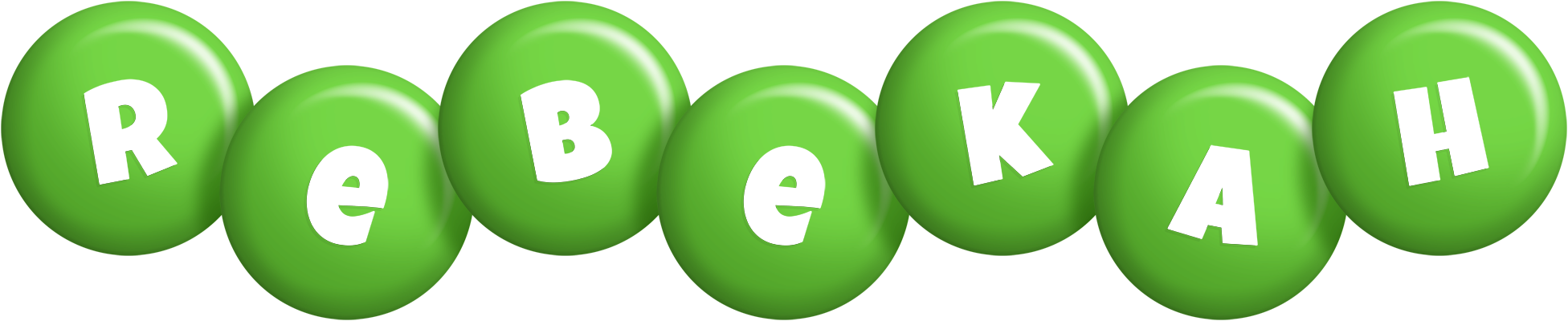 Rebekah candy-green logo