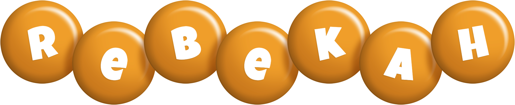 Rebekah candy-orange logo