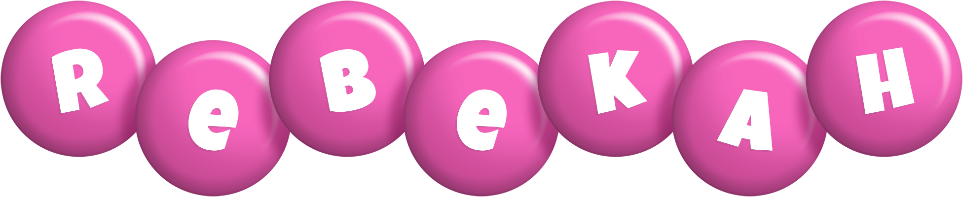 Rebekah candy-pink logo