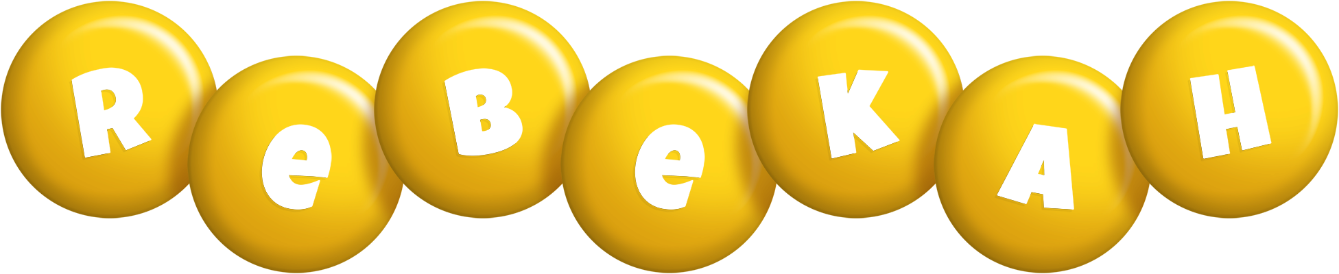 Rebekah candy-yellow logo