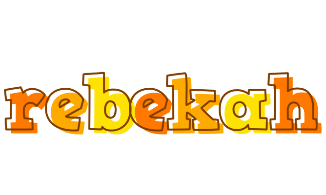 Rebekah desert logo