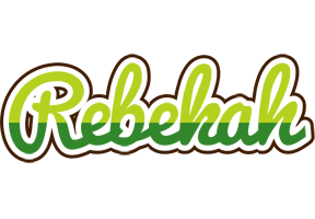 Rebekah golfing logo