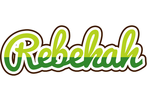 Rebekah golfing logo