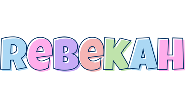 Rebekah pastel logo