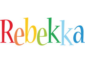 Rebekka birthday logo