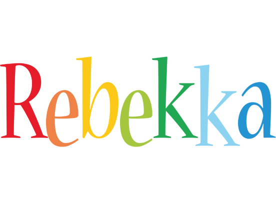 Rebekka birthday logo