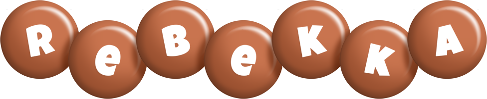 Rebekka candy-brown logo