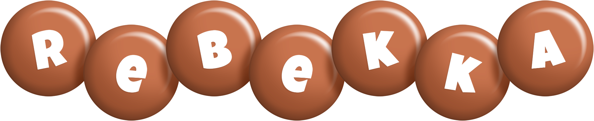 Rebekka candy-brown logo