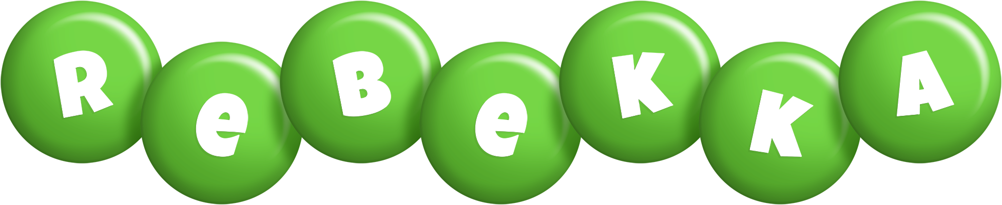 Rebekka candy-green logo
