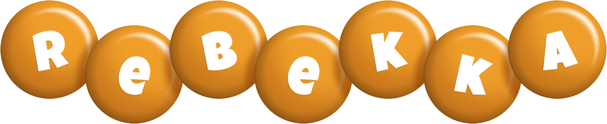 Rebekka candy-orange logo