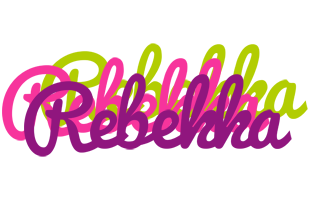 Rebekka flowers logo