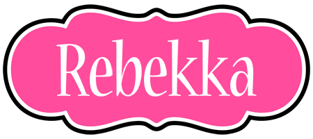 Rebekka invitation logo