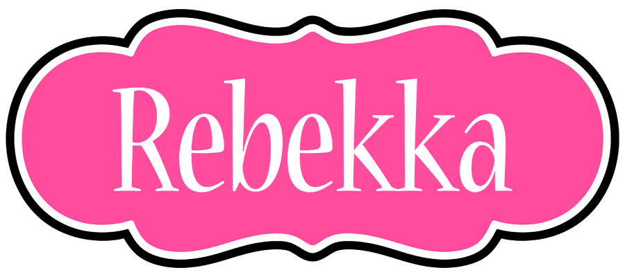 Rebekka invitation logo