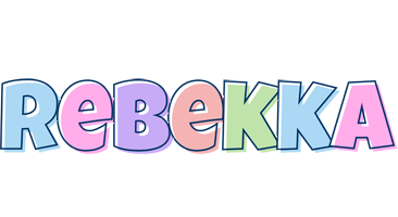 Rebekka pastel logo