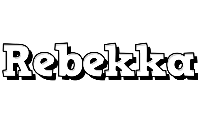 Rebekka snowing logo