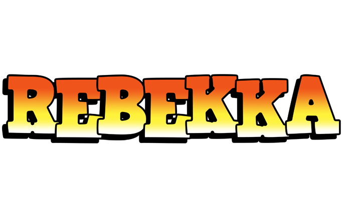 Rebekka sunset logo