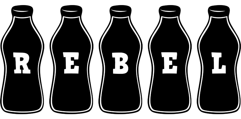 Rebel bottle logo