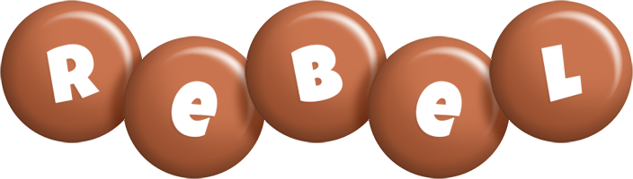 Rebel candy-brown logo