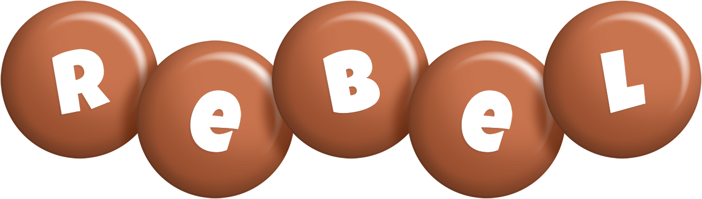 Rebel candy-brown logo