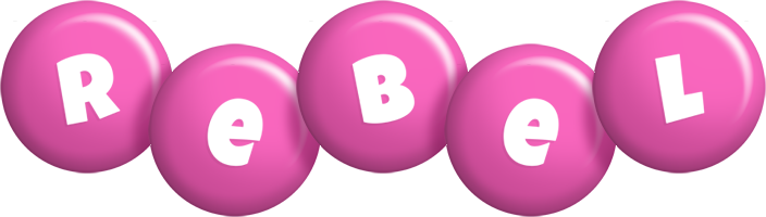 Rebel candy-pink logo