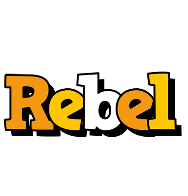 Rebel cartoon logo
