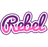 Rebel cheerful logo