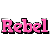 Rebel girlish logo