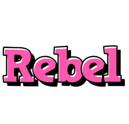 Rebel girlish logo
