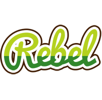 Rebel golfing logo