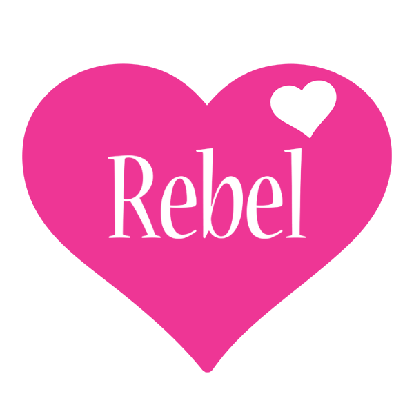 Rebel love-heart logo