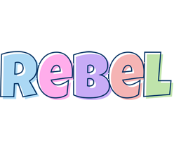 Rebel pastel logo