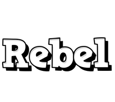 Rebel snowing logo