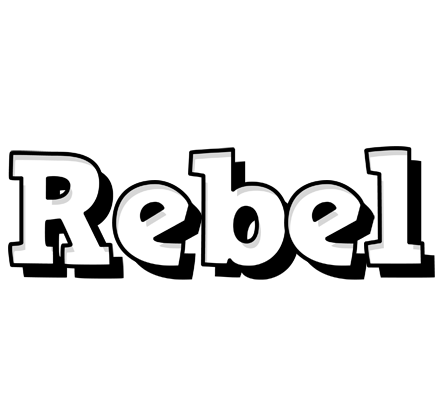Rebel snowing logo