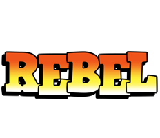 Rebel sunset logo