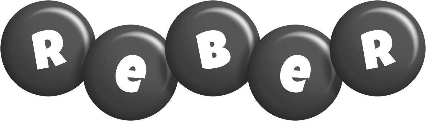 Reber candy-black logo