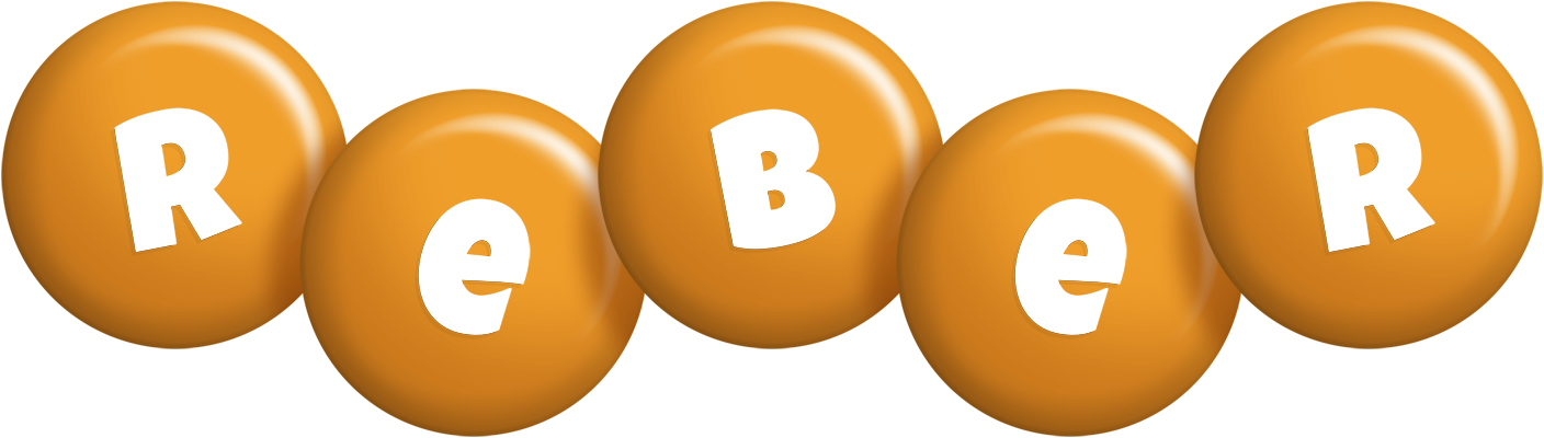 Reber candy-orange logo