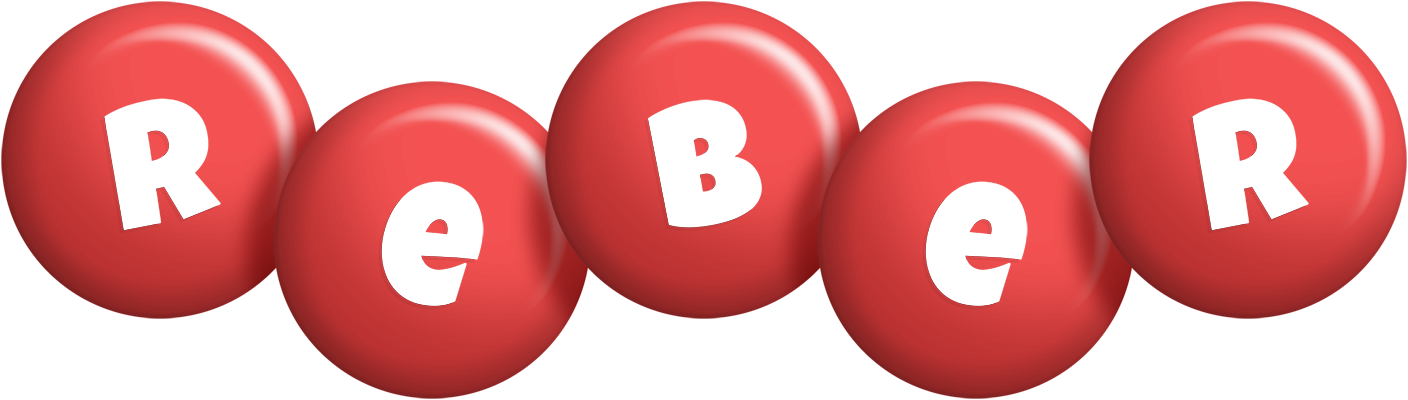 Reber candy-red logo