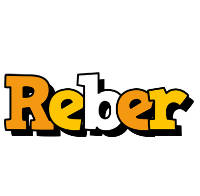 Reber cartoon logo