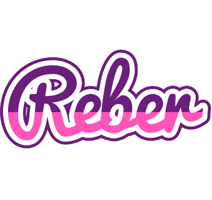 Reber cheerful logo