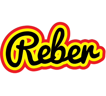 Reber flaming logo