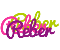 Reber flowers logo