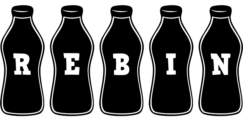 Rebin bottle logo