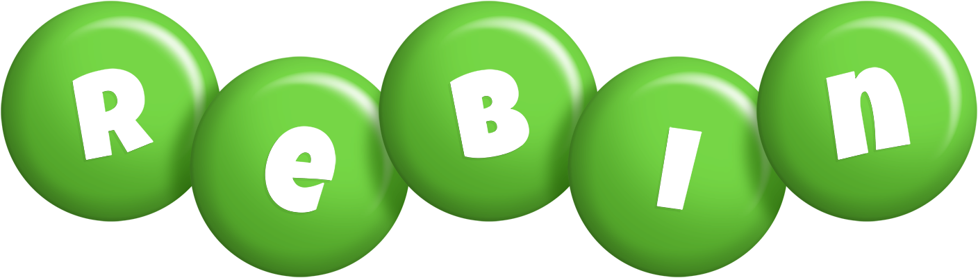 Rebin candy-green logo