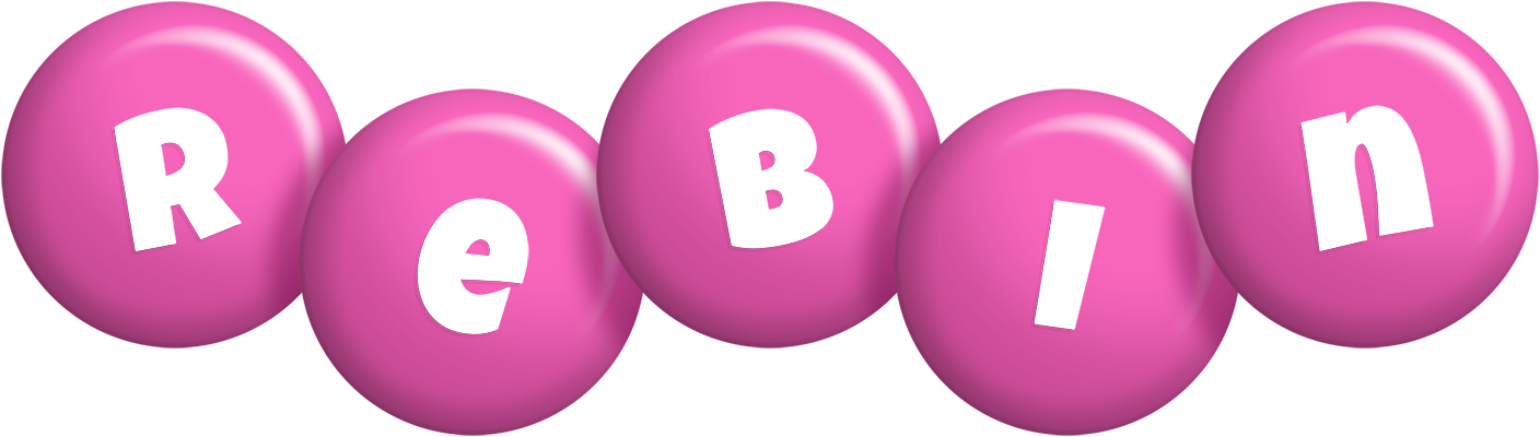 Rebin candy-pink logo