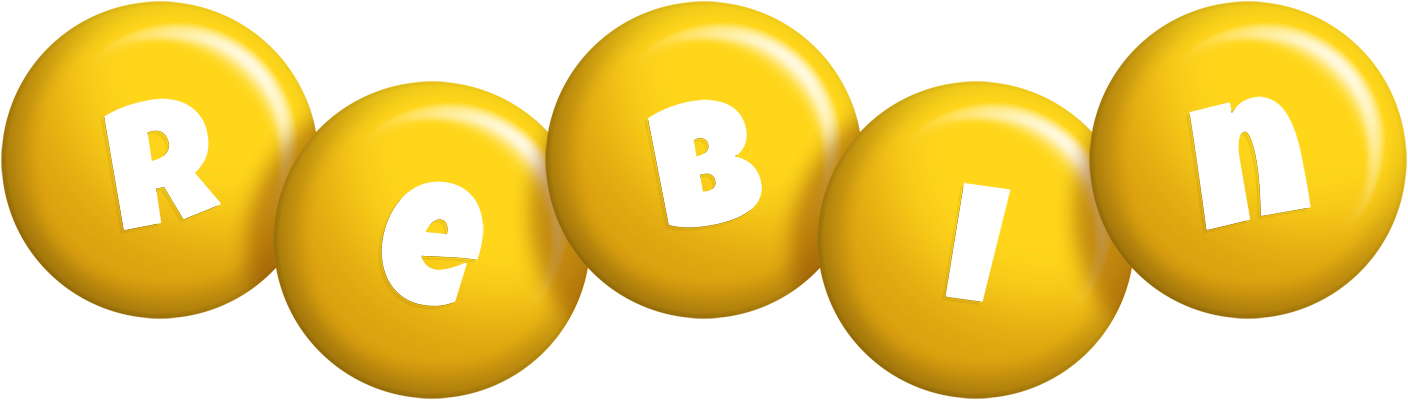 Rebin candy-yellow logo